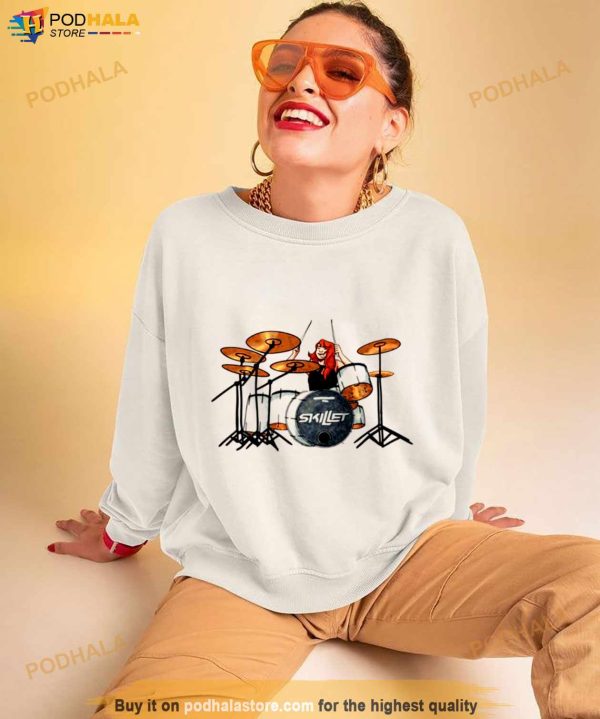 Drummer Jen Ledger Skillet Shirt