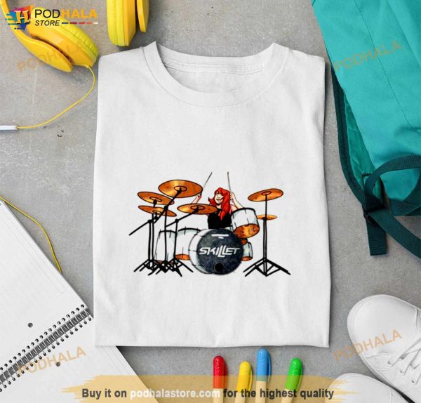 Drummer Jen Ledger Skillet Shirt