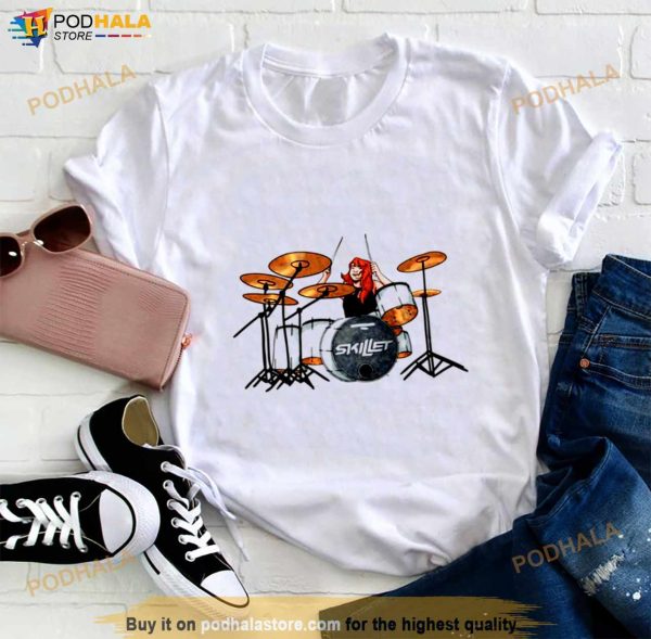 Drummer Jen Ledger Skillet Shirt