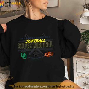 Ducks Vs Oklahoma State Cowgirls 2023 Ncaa Division I Softball Super Regional The Road To Oklahoma City Shirt 2