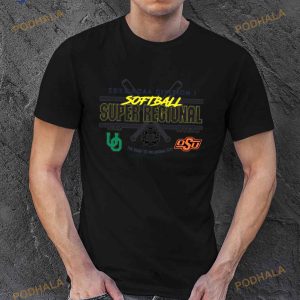 Ducks Vs Oklahoma State Cowgirls 2023 Ncaa Division I Softball Super Regional The Road To Oklahoma City Shirt 3