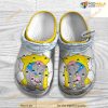 Dumbo Elephant And Mom Yellow Comic Pattern Crocs Clog Shoes