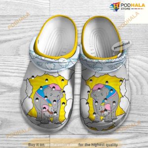 Dumbo Elephant & Mom Crocs Clog Shoes