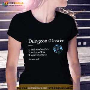 Dungeon And Master Dm Definition Dungeons And Rpg Dragons T Shirt 2