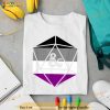 Dungeons & Dragons Asexual Pride Flag Dice Logo T Shirt