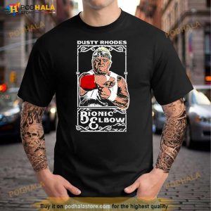 Dusty Rhodes Bionic Elbow Marquee Classics T Shirt 2