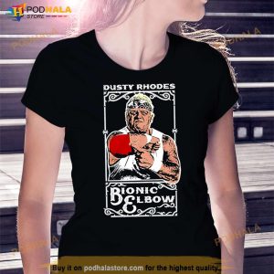 Dusty Rhodes Bionic Elbow Marquee Classics T Shirt 3