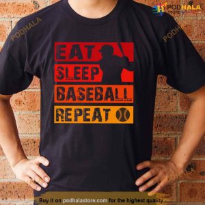 Eat Sleep Baseball Repeat Vintage Shirt 3