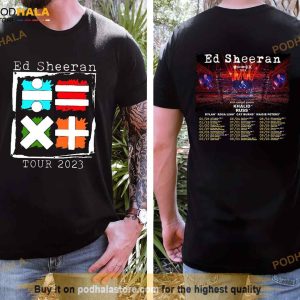 Ed Sheeran Mathematics 2023 Tour Unisex Shirt World Music Tour Fan Tee 2