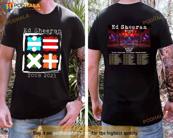 Ed Sheeran Mathematics 2023 Tour Unisex Shirt, World Music Tour Fan Tee