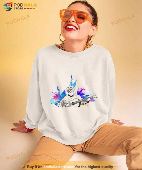 Ed Sheeran Music Tour 2023 Colorful Shirt
