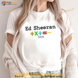 Ed Sheeran The Mathematics Tour Shirt, Mathematics Tour 2023 Merch For Fans