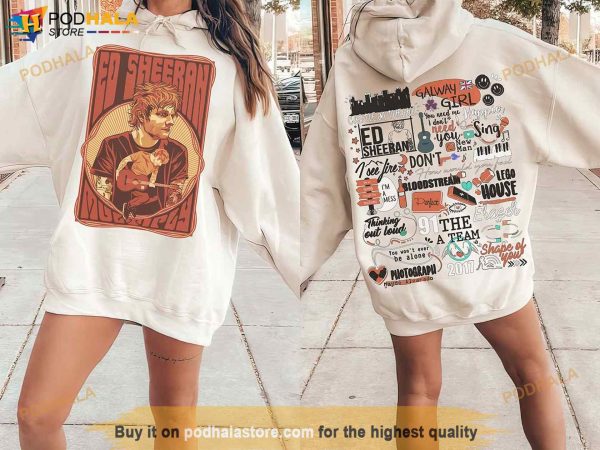 Ed Sheeran Tour 2023 Bad Habit Hoodie Sweatshirt, Ed Sheeran Concert Shirt
