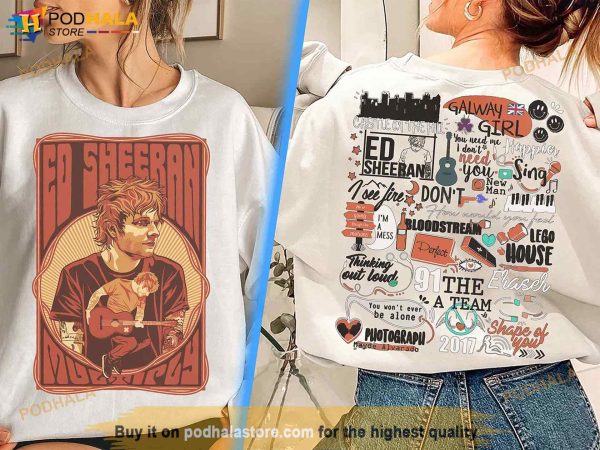 Ed Sheeran Tour 2023 Bad Habit Hoodie Sweatshirt, Ed Sheeran Concert Shirt