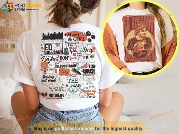Ed Sheeran Tour 2023 Bad Habit Hoodie Sweatshirt, Ed Sheeran Concert Shirt
