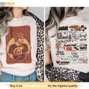 Ed Sheeran Tour 2023 Bad Habit Shirt The Mathletics Music Tour Gift For Fans 2