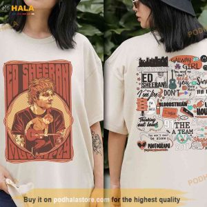 Ed Sheeran Tour 2023 Bad Habit Shirt The Mathletics Music Tour Gift For Fans 3