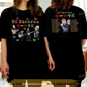 Ed Sheeran Tour 2023 Bad Habit Shirt The Mathletics Tour Merch 2