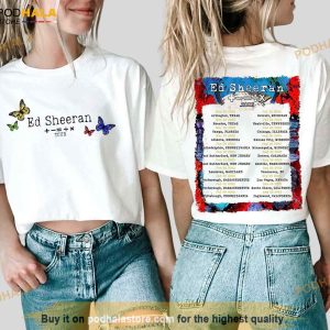Ed Sheeran Tour Shirt, Ed Sheeran Concert, Mathematics Tour 2023 Gift Music Fans