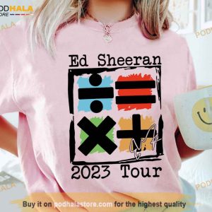 Ed Sheeran Tshirt Mathematics America Tour 2023 Gift For Fans