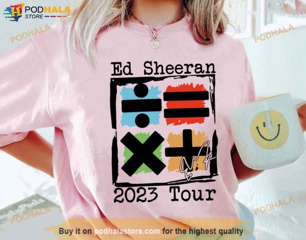 Ed Sheeran Shirt, Mathematics America Tour 2023 Gift For Fans