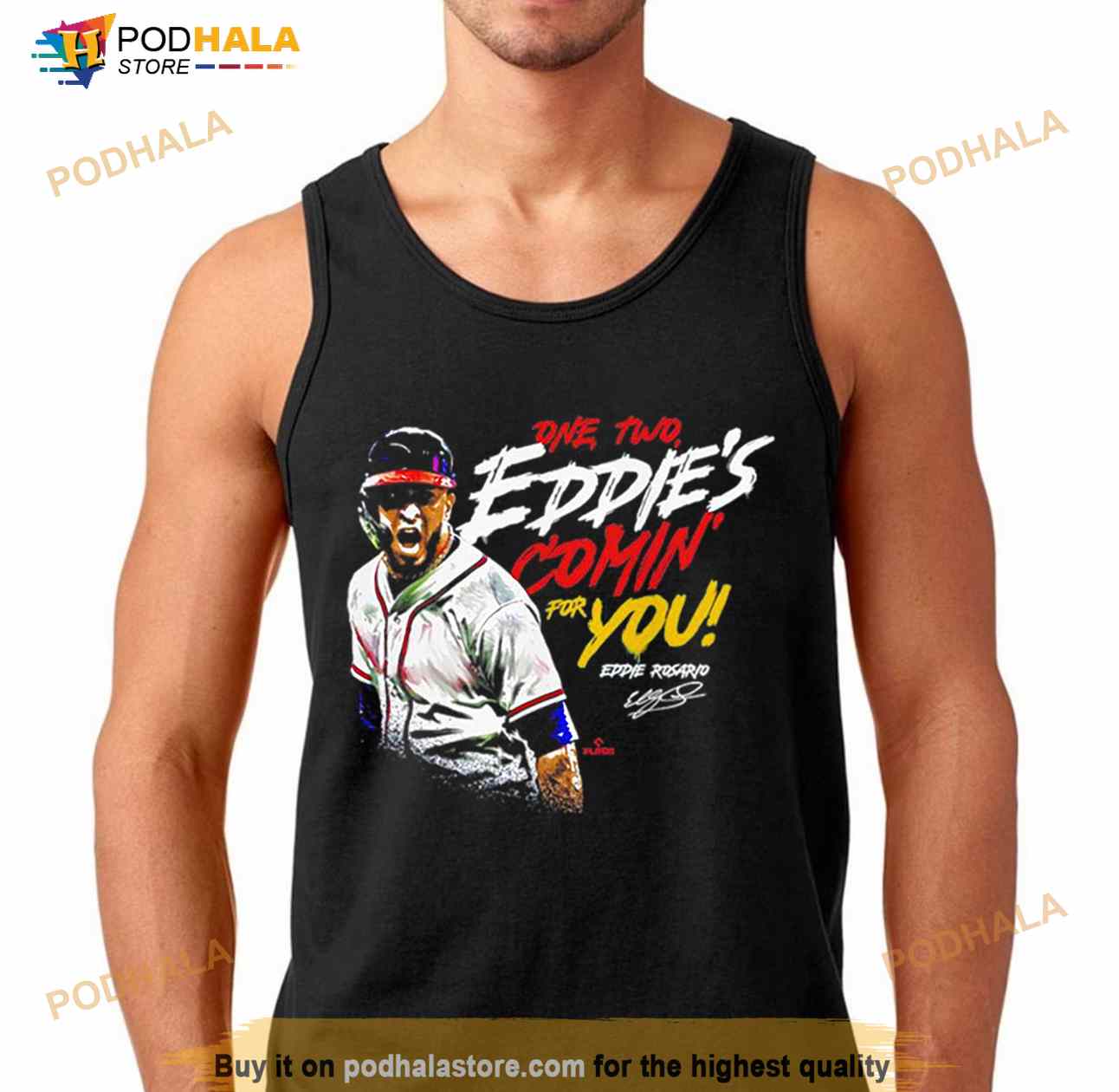 Eddie Rosario one two Eddie's Comin' for You Atlanta Shirt - Bring