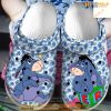 Eeyore Blue Pattern Winnie The Pooh Cartoon Movie Crocs Shoes