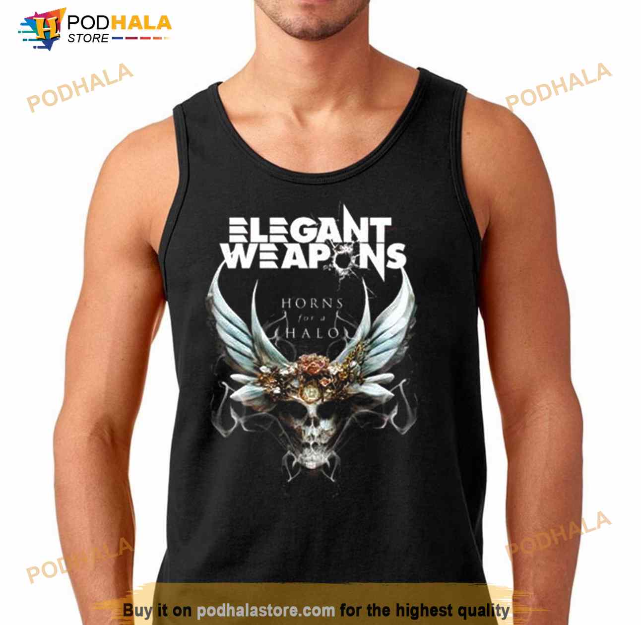 Elegant Weapons Deliver Horns For A Halo Shirt Elegant Weapons Deliver Horns For A Halo Shirt