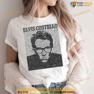 Elvis Costello Halftone 2023 Tour Shirt