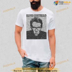 Elvis Costello Halftone 2023 Tour Shirt 2