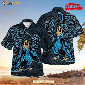 Empoleon Polynesian Design Hawaiian Shirt, Tropical Shirt for Women Men