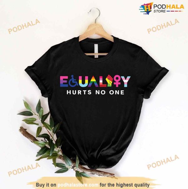 Equality Hurts No One Shirt, Black Lives Matter, LGBT Shirt, Pride Month Gifts