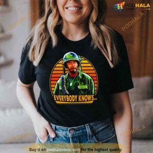 Everybody Knows Army Vintage Shirt 2