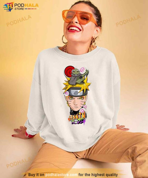 Face Art Naruto Uzumaki Naruto Shippuden Shirt