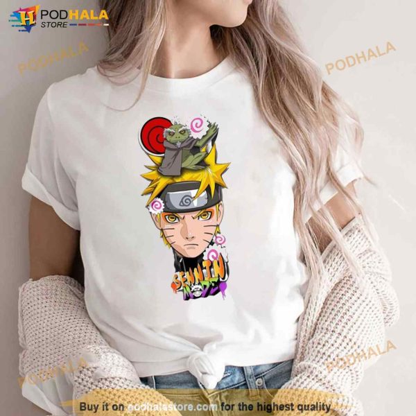 Face Art Naruto Uzumaki Naruto Shippuden Shirt