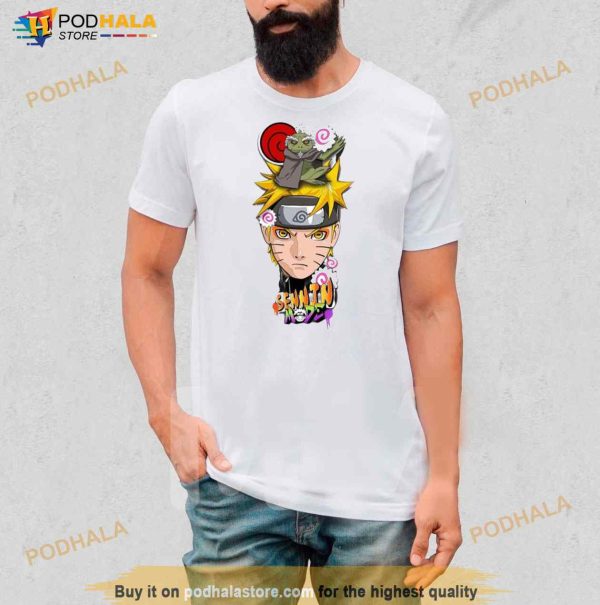 Face Art Naruto Uzumaki Naruto Shippuden Shirt