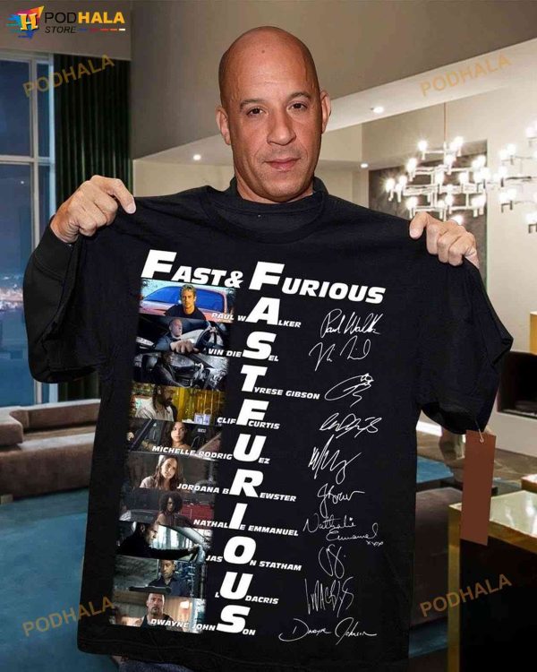 Fast And Furious Anniversary Shirt, Vin Diesel Shirt, Dom Toretto TShirt