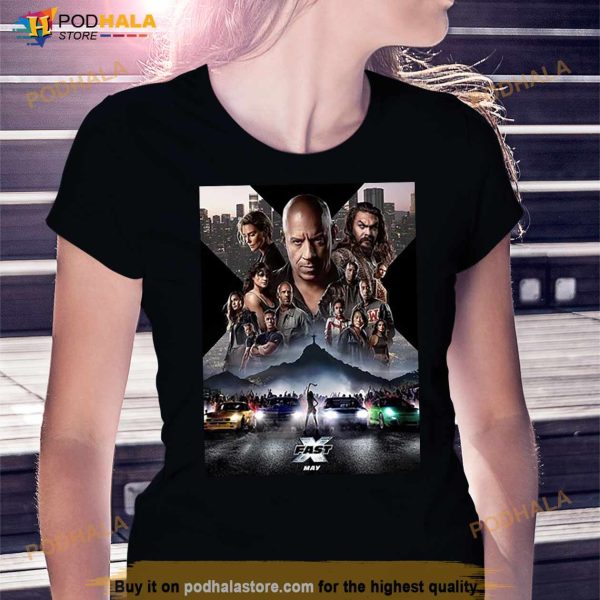 Fast And Furious New Poster Movie Vintage T Shirt