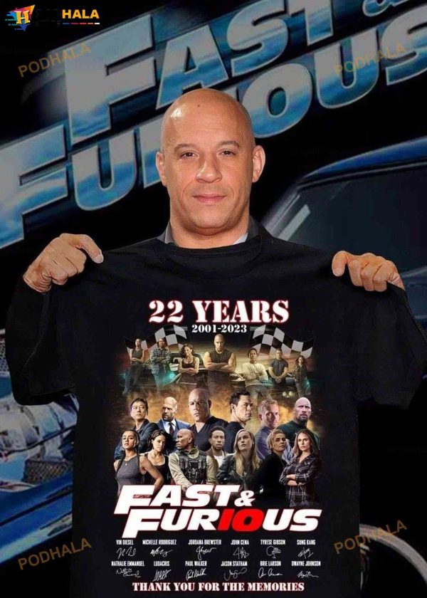 Fast And Furious Shirt, Thank You For The Memories Shirt, Fast X Movie Shirt