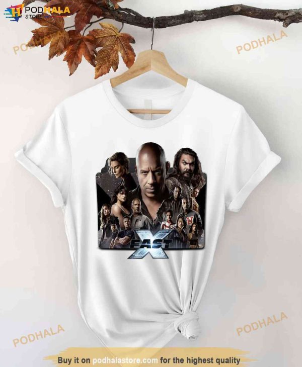 Fast X 2023 Movie Shirt, Fast And Furious Tshirt, Vin Diesel, Jason Mamoa