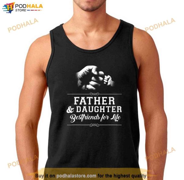 Father Daughter Friends Fist Bump Shirt, Dad Fathers Day T-Shirt
