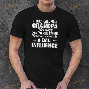 Fathers Day They Call Me Grandpa Grandfather Gift Men Shirt 2