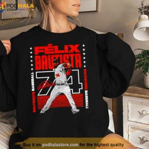Felix Bautista Baltimore Baseball No 74 Signature Shirt 2