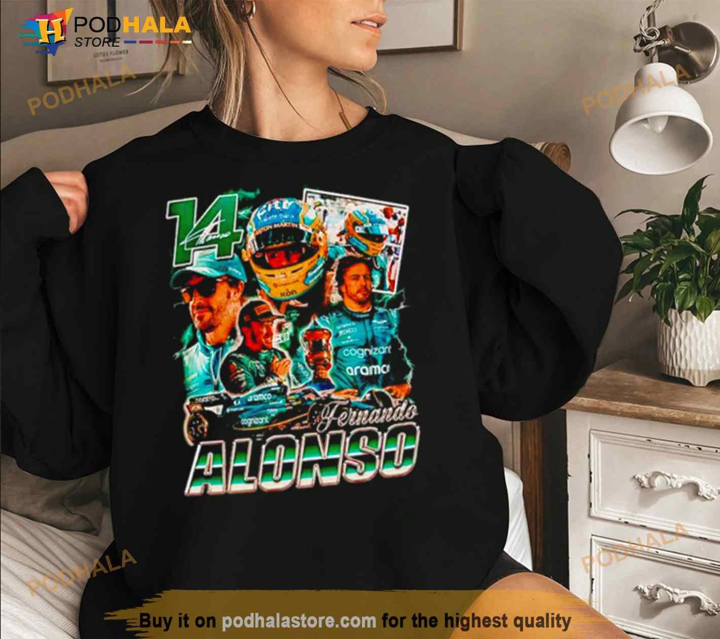 Fernando Alonso 14 signature Shirt Fernando Alonso 14 signature Shirt
