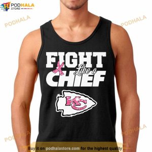 Fight Like A Kansas City Chiefs Breast Cancer Awareness Shirt 2
