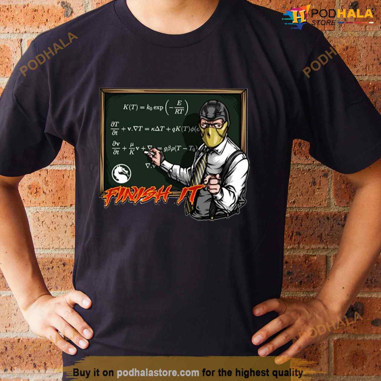 Finish It Mk Professor Mortal Kombat Shirt Finish It Mk Professor Mortal Kombat Shirt