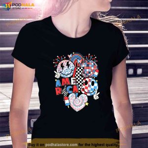 Fireworks America Patriotic Happy 4th Of July Lighting Funny Shirt 2