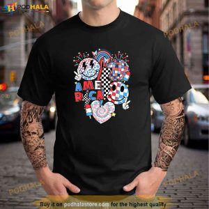 Fireworks America Patriotic Happy 4th Of July Lighting Funny Shirt 3