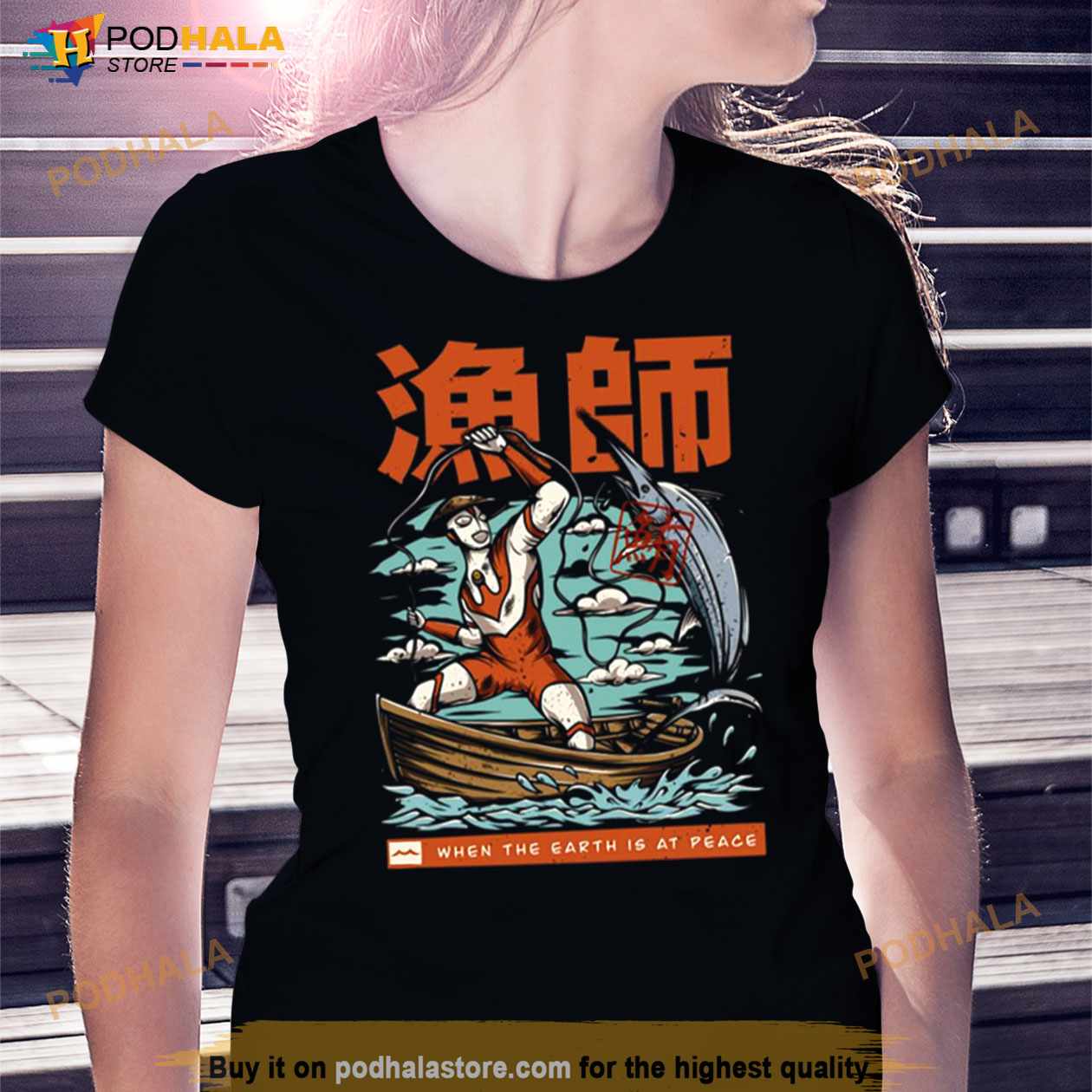 Fisherman Hero Ultraman Shirt - Podhalastore