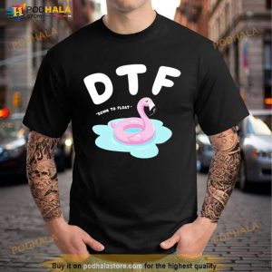 Flamingo Down To Float Shirt 3